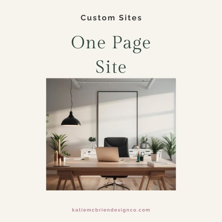 One Page Site